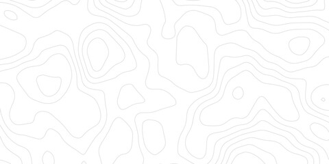 Abstract terrain elevation map with curved contour line pattern and geographic texture. Stylish topography inspired backdrop designed with modern cartographic elements. © ALAMA