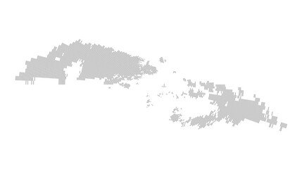 Obraz premium Bahamas Modern Infographic Cartography Border Drawing Twirl Continuous State Land White Pattern Artwork Geography Swirl Concept