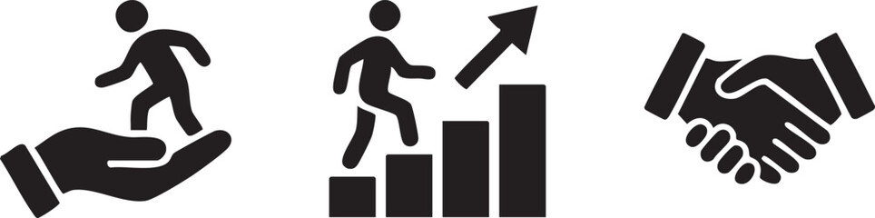 Obraz premium Public Welfare Volunteering Icon Design Vector