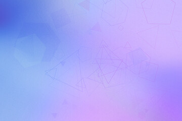 Obraz premium Soft blue to purple gradient abstract background with faint overlapping geometric shapes, ideal for modern technology, creative design projects or minimalist web banners.