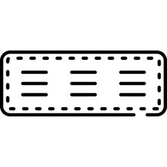 Fototapeta premium Sticky Navigation Bar Icon