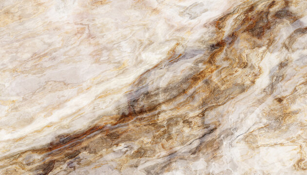 Beige Marble Texture with Brown Veins
