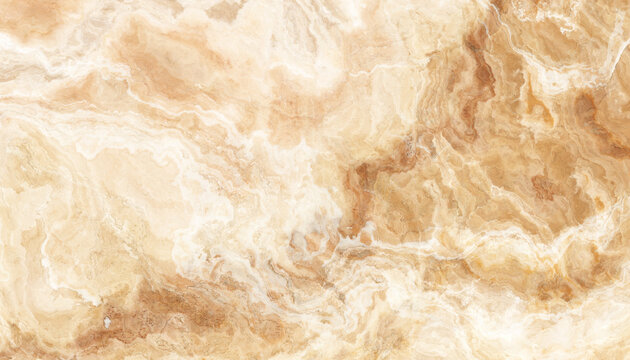 Warm Beige Flowing Marble Texture