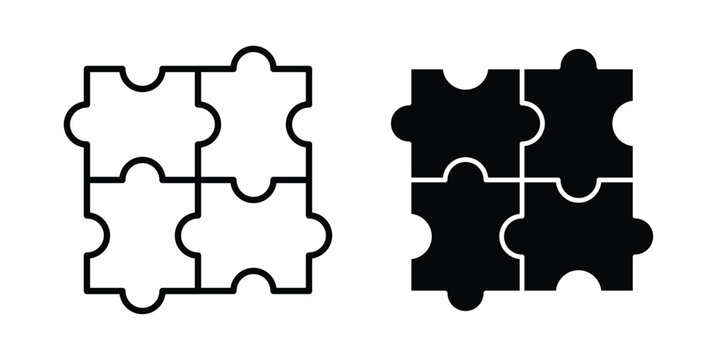 Puzzle pieces icon