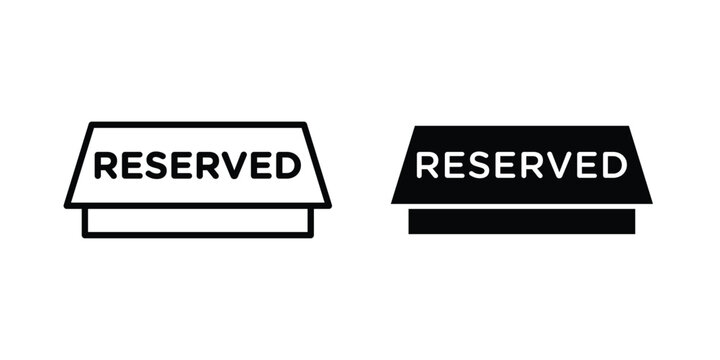 Reservation table icon