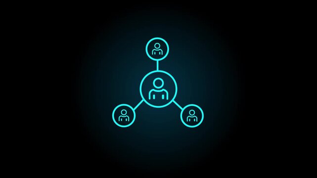 Affiliate marketing, online business model concept. Creating relationships strategy between merchants, affiliates, and customers. Generated revenue by rewarding affiliates for referring customers.4k