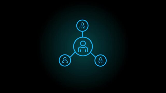 Affiliate marketing, online business model concept. Creating relationships strategy between merchants, affiliates, and customers. Generated revenue by rewarding affiliates for referring customers.4k