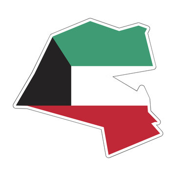 Kuwait Country Map Icon