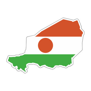 Niger Country Map Icon