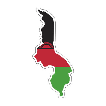 Malawi Country Map Icon