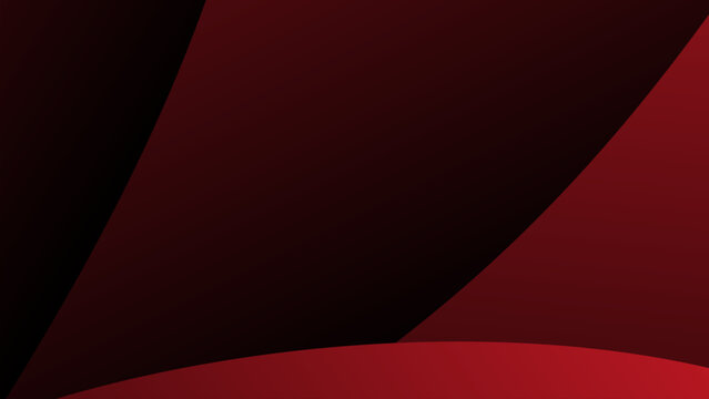 Abstract stripe curve red paper background. Minimalist geometric banner background