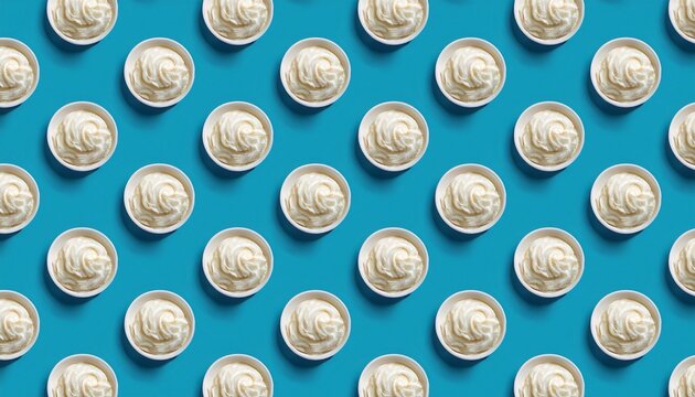 white vanilla yogurt pattern
