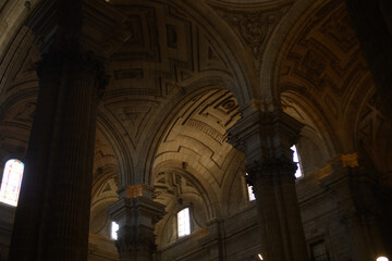 Obraz premium Interior de la Catedral de la Asunción de la Virgen de Jaén
