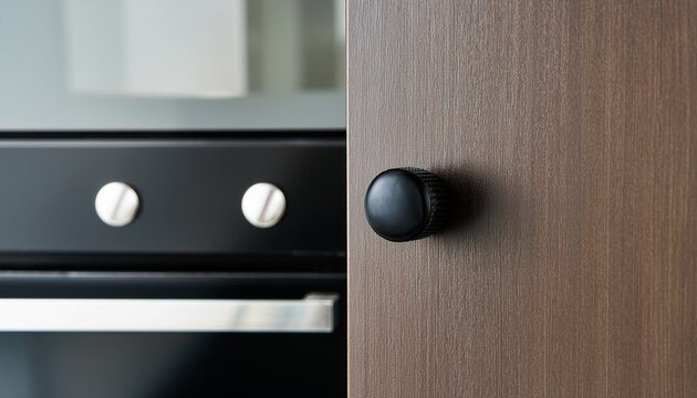 black cabinet knob for modern kitchen furniture