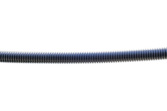 Flexible corrugated industrial hose conduit with ribbed protective structure