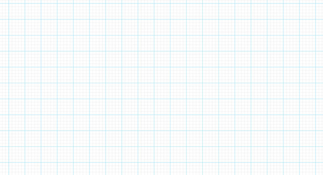 Classic blue graph paper seamless pattern with blueprint math grid background for engineering architecture notebook.
