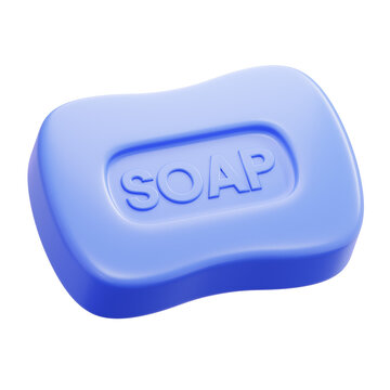 soap 3d icon illustration