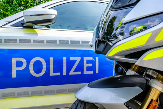 typical german police vehicle