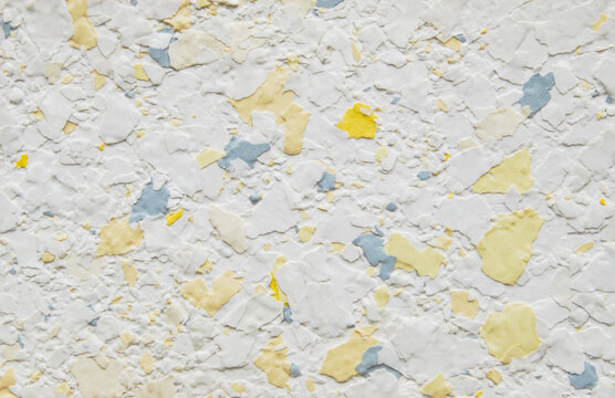 Multi color decorative flakes wall texture or pattern as background