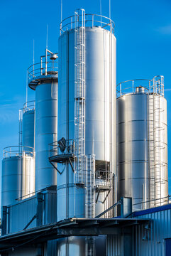 modern industry silo in austria