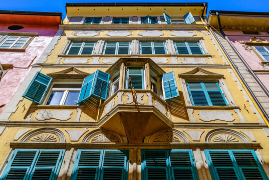 famous old town of Bolzano - italy