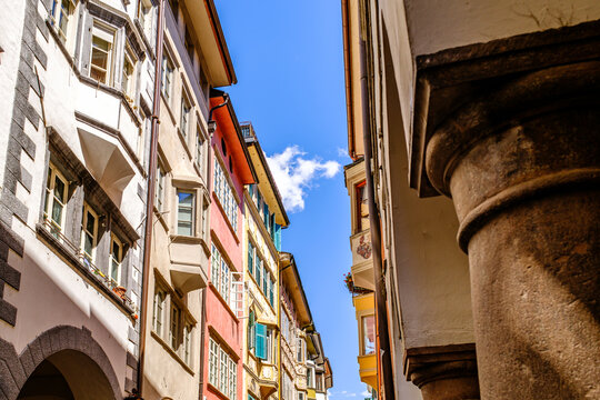 famous old town of Bolzano - italy