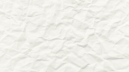 Naklejka premium Crumpled white paper texture desktop wallpaper