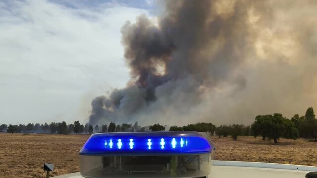 Persecuci&oacute;n polic&iacute;al en incendios provocados por pir&oacute;manos.