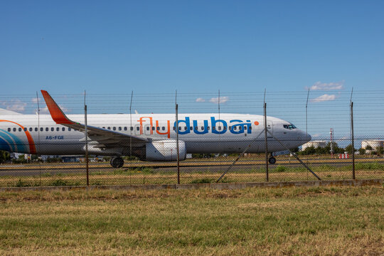 Commercial passenger jet airliner