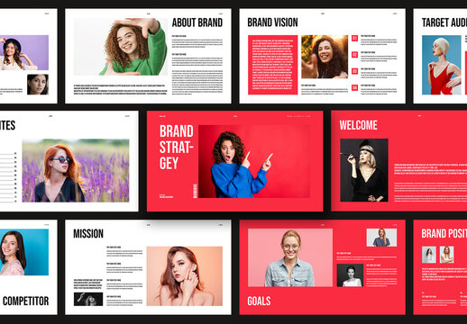 Brand Strategy Presentation Template Design