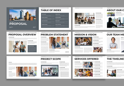 The Company Proposal Template Design