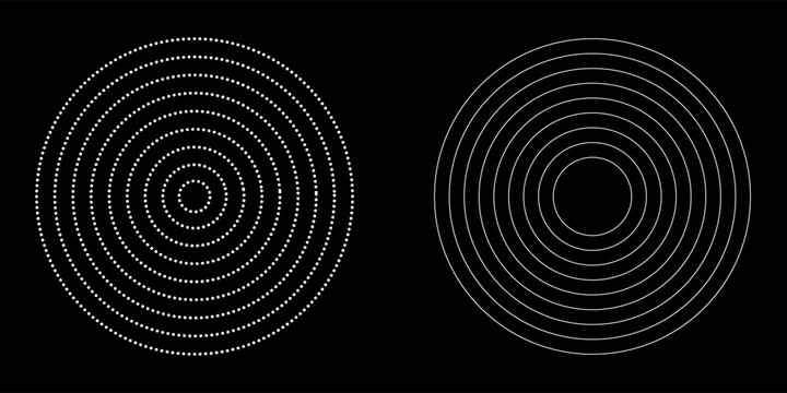 Halftone dots in circle form. round logo . vector dotted frame . design element,eps.10
