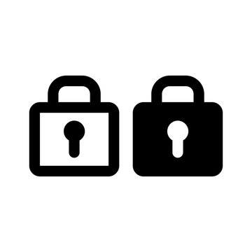 lock icon vector illustration