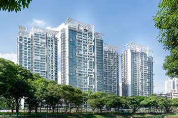 Fototapeta premium Modern Condominiums in Singapore