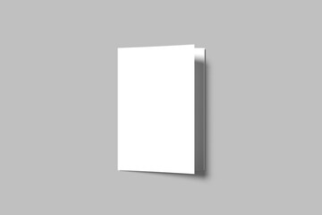 Fototapeta premium Bifold Mockup Design Blank 3D 