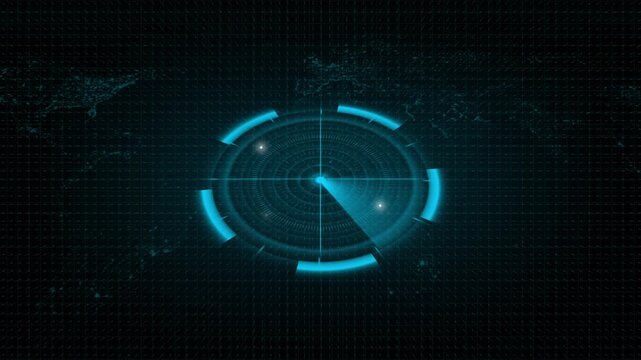 Futuristic targeting interface coordinates corporate defense database systems. Advanced targeting interface tracks international navigation points. Military simulation with targeting interface.