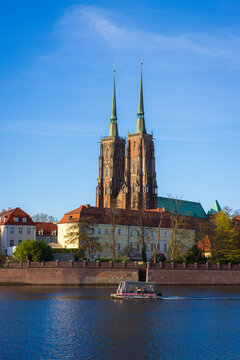 In the historic center of Wrocław