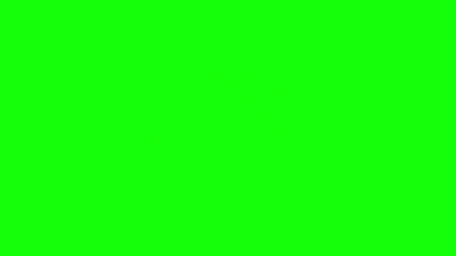 Reassuring it is okay text typography animations with speech bubble style on green screen background