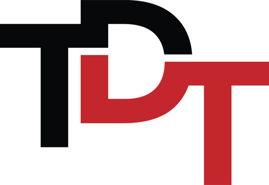 TDT monogram logo design