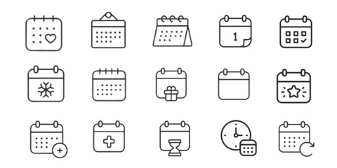 Fototapeta premium Calendar Icon Illustration