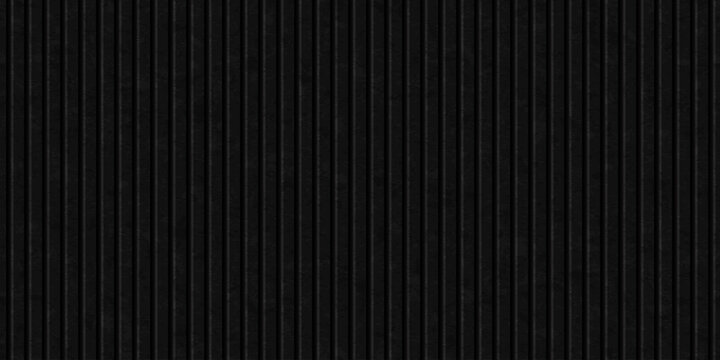 Wood wall background with black slats, container with old metal corrugated texture. Vertical wooden planks, interior panel. Seamless striped bg, slatted pattern. Wall decoration, vector Illustration