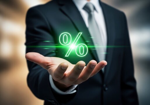 Hands holding smartphone showing zero percent