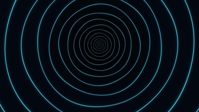 Seamless Loop Bathymetric Trench Deep Sea Data Spiral 4K