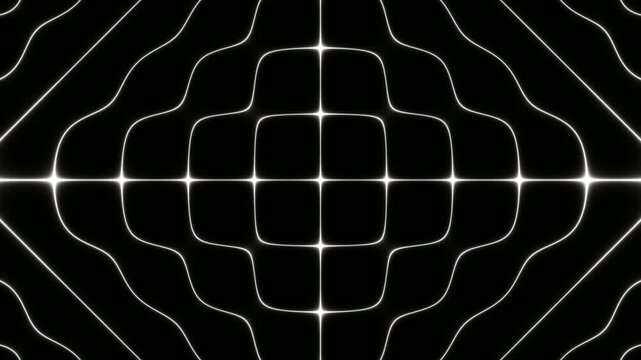 Seamless Loop Acoustic Resonance Chladni Plate Topography 4K