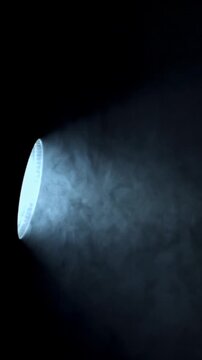 Lantern in white smoke. Filmed on a high-speed camera at 1000 fps. High quality FullHD footage