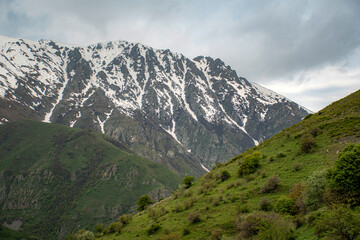 Obraz premium mountain landscape with clouds