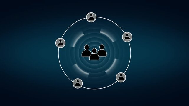 Advanced data network links global consumer community paths. Strategic data network connects international business franchise partners. Professional teamwork using a corporate data network.