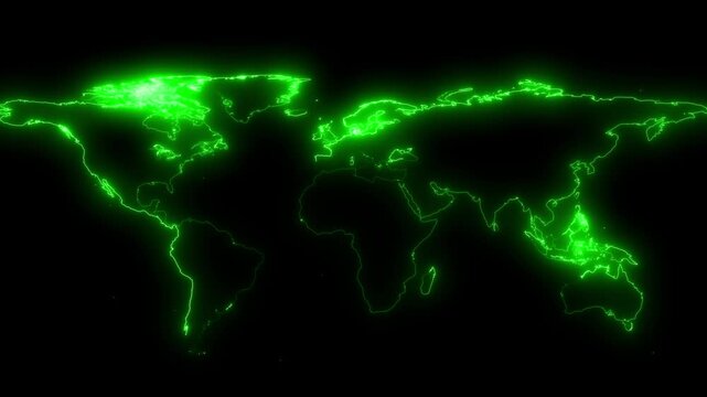 Detailed world map outlines worldwide database networking corridors. Corporate world map outlines international corporate business franchise nodes. Global logistics with world map outlines.