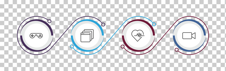 outline icons set - , editable vector for web and mobile © IconArt