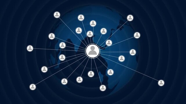 Digital earth globe coordinates international communication network paths. High tech earth globe maps global business community contacts. Social networking concepts using earth globe.